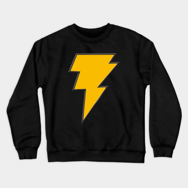 BLACK ADAM - Flat Crewneck Sweatshirt by KERZILLA